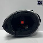 کلاه کاسکت فک متحرک Rng ار ان جی مشکی براق - تصویر 5