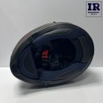 کلاه کاسکت فک متحرک DA1 کد 111 مشکی قرمز - تصویر 2