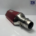اگزوز قهرمانی آکروپویچ سر کربن دهن کج قرمز Akrapovic - تصویر 3