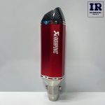 اگزوز قهرمانی آکروپویچ سر کربن دهن کج قرمز Akrapovic