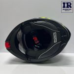 کلاه کاسکت فک متحرک بیون Beon مشکی فسفری کد 711 - تصویر 6