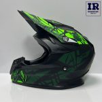 کلاه کاسکت کراسی ال وی کول LVCOOL مشکی سبز