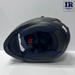 کلاه کاسکت فک متحرک DA1 کد 111 مشکی طوسی - تصویر 7