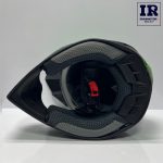 کلاه کاسکت کراسی ال وی کول LVCOOL مشکی سبز - تصویر 4