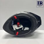کلاه کاسکت فک ثابت دستگیره دار کایک Qike - مشکی طوسی devil - تصویر 6