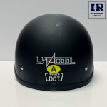 کلاه کاسکت نیمه Lvcool - مشکی سبز warrior - تصویر 4