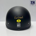 کلاه کاسکت نیمه Lvcool - مشکی مات - تصویر 4