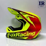 کلاه کاسکت کراسی Fox V1 اورجینال فسفری قرمز