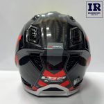 کلاه کاسکت کراسی LS2 mx703 ال اس تو - کربن مشکی زرد قرمز - تصویر 4