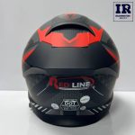 کلاه کاسکت بدون فک ردلاین Redline کد 965 مشکی قرمز - تصویر 4