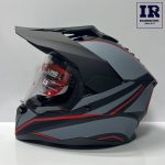کلاه کاسکت اندرویی ردلاین Redline کد 760 طوسی قرمز
