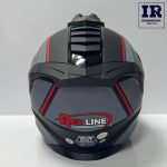 کلاه کاسکت اندرویی ردلاین Redline کد 760 طوسی قرمز - تصویر 4