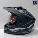 کلاه کاسکت اندرویی ردلاین Redline کد 760 مشکی خاکستری