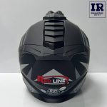 کلاه کاسکت اندرویی ردلاین Redline کد 760 مشکی خاکستری - تصویر 4