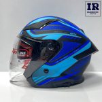 کلاه کاسکت بدون فک ردلاین Redline کد 965 مشکی آبی