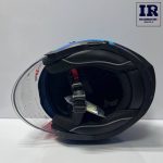 کلاه کاسکت بدون فک ردلاین Redline کد 965 مشکی آبی - تصویر 5