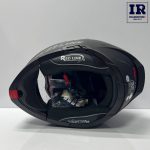 کلاه کاسکت فک متحرک ردلاین Redline کد 960 مشکی آبی - تصویر 5