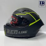 کلاه کاسکت فک متحرک ردلاین Redline کد 960 مشکی فسفری