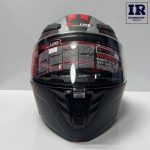 کلاه کاسکت فک متحرک ردلاین Redline کد 960 طوسی مشکی قرمز - تصویر 3