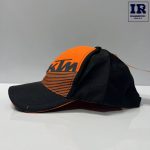 کلاه گپ موتورسیکلت طرح Ktm مشکی نارنجی - تصویر 2