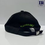 کلاه گپ موتورسیکلت طرح kawasaki مشکی سبز - تصویر 3