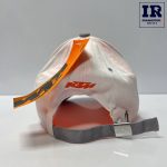 کلاه گپ موتورسیکلت طرح Ktm سفید نارنجی - تصویر 3
