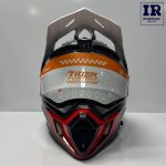 کلاه کاسکت اندرویی تایگر Tiger jt1 سفید قرمز مشکی - تصویر 3