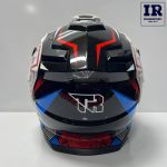 کلاه کاسکت اندرویی تایگر Tiger jt1 سفید قرمز مشکی - تصویر 4