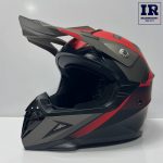کلاه کاسکت کراسی ردلاین redline کد 750 مشکی قرمز - تصویر 2