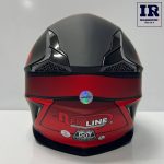 کلاه کاسکت کراسی ردلاین redline کد 750 مشکی قرمز - تصویر 4