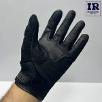 دستکش‌ موتور سواری آلپین استار چرمی کربن Alpinestar مشکی فسفری - تصویر 2