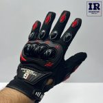 دستکش ضربه گیر دار Host racing مشکی قرمز