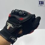 دستکش ضربه گیر دار Host racing مشکی قرمز - تصویر 3
