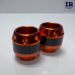 پروتکشن چرخ موتور سیکلت کربن اصلی نارنجی - تصویر 3