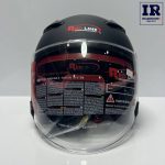 کلاه کاسکت بدون فک ردلاین redline کد 956 مشکی قرمز - تصویر 3