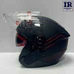 کلاه کاسکت بدون فک ردلاین redline کد 956 مشکی قرمز - تصویر 6