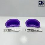 گوش کلاه کاسکت دخترانه سفید بنفش - تصویر 3