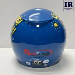 کلاه کاسکت بچگانه بدون فک ردلاین redline کد 908 آبی طرح cute day - تصویر 4