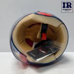 کلاه کاسکت بچگانه بدون فک ردلاین redline کد 908 آبی طرح Dont stop - تصویر 5