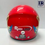کلاه کاسکت بچگانه فک ثابت ردلاین redline کد 906 قرمز طرح خرگوش - تصویر 4