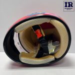 کلاه کاسکت بچگانه فک ثابت ردلاین redline کد 906 قرمز طرح خرگوش - تصویر 5