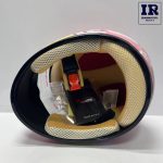 کلاه کاسکت بچگانه فک ثابت ردلاین redline کد 906 صورتی طرح Be a happy - تصویر 5