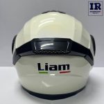 کلاه کاسکت بدون فک لیام Liam سفید استخوانی - تصویر 4