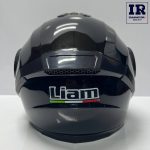 کلاه کاسکت بدون فک لیام Liam مشکی براق - تصویر 4