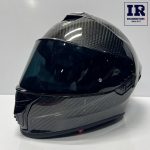 کلاه کاسکت فک ‌ثابت‌ کربن راپیدو RAPIDO CR مشکی - تصویر 2