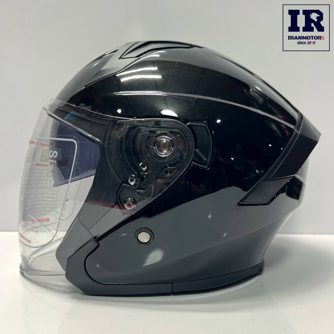 image_1789577321090 کلاه کاسکت بدون فک تکنیک Technic مشکی براق - تصویر 1