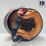 کلاه کاسکت وسپایی بیون Beon عینک دار B120 مشکی چیریک - تصویر 5