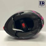 کلاه کاسکت فک متحرک تکنو Tekno مشکی صورتی - تصویر 4