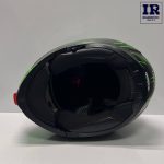 کلاه کاسکت فک متحرک تکنو Tekno مشکی سبز تیره - تصویر 4