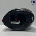 کلاه کاسکت فک متحرک تکنو Tekno خاکستری قرمز براق - تصویر 4